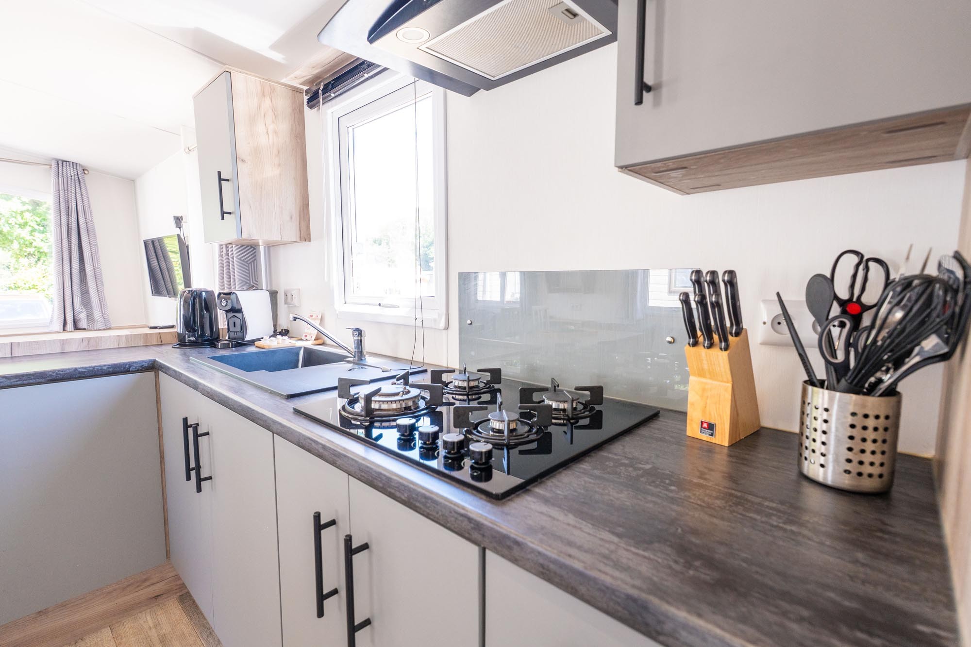 De keuken van vakantiechalet Superieur de Luxe